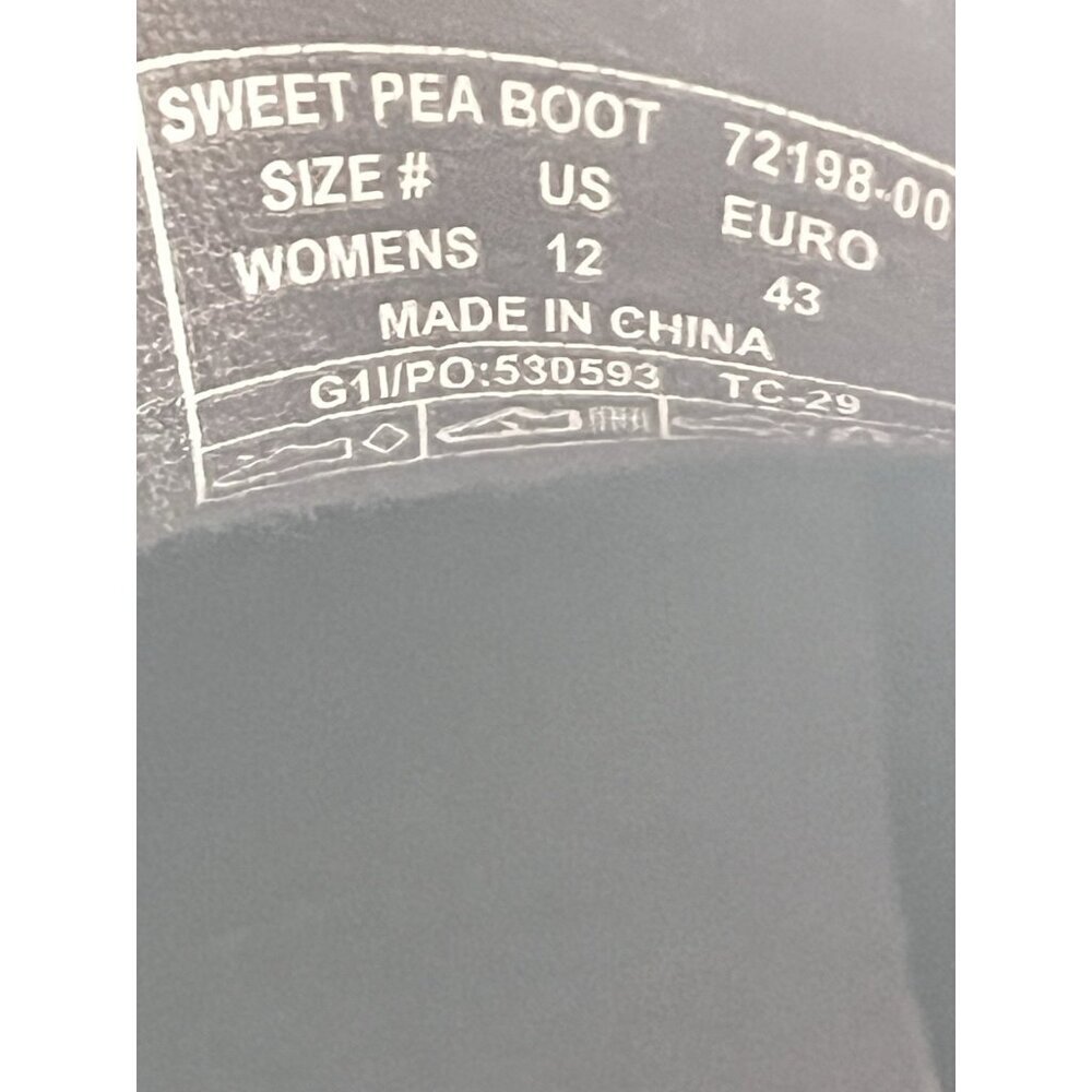 Bogs Sweet Pea Boot Chelsea Ankle Rainboot Sz Womens 12 Waterproof Rubber - Picture 7 of 8
